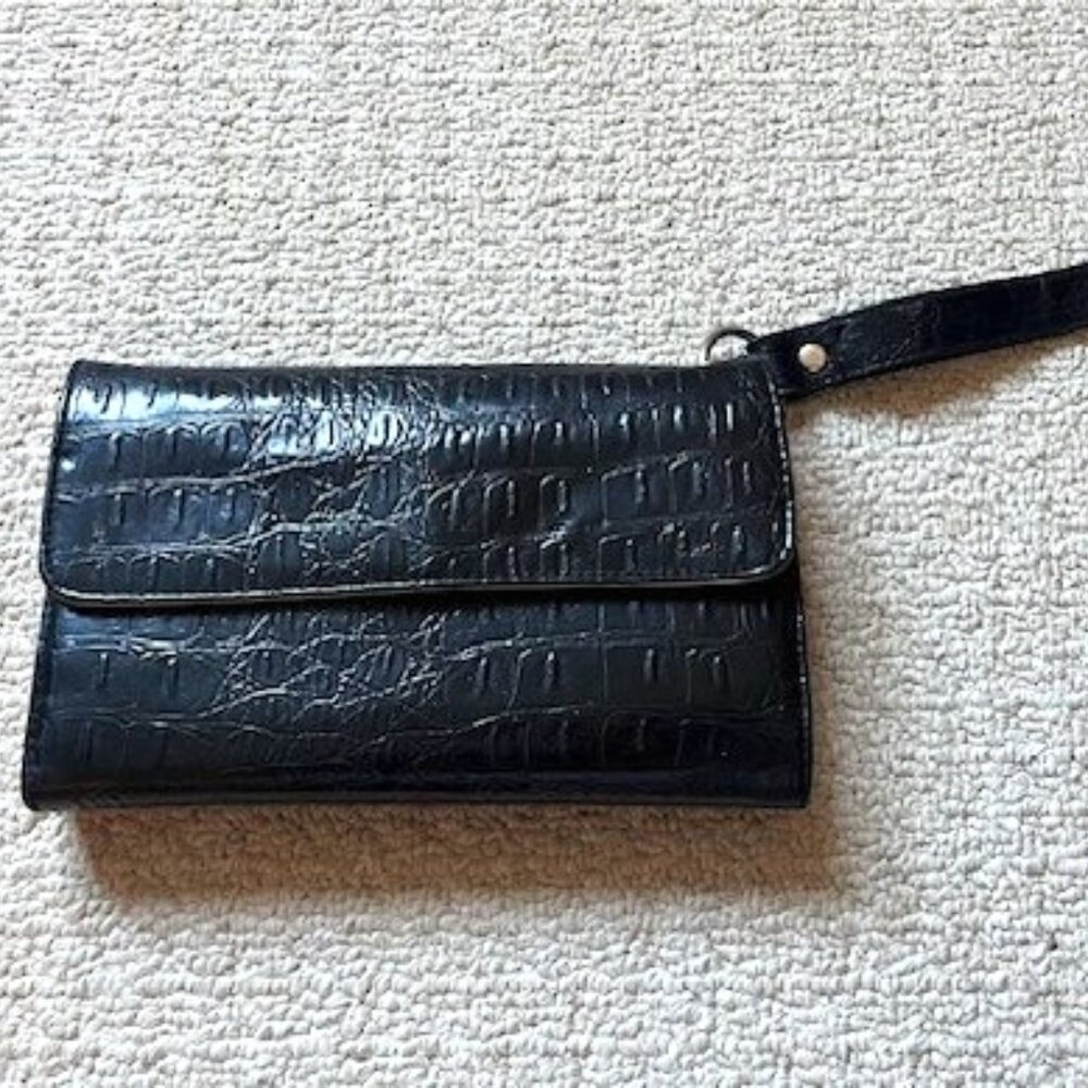 Patent Black Hand/Wrist Purse